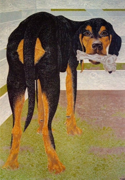 Alex Colville - Dog with Bone, De. , 