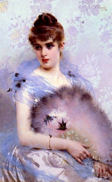 Corcos Vittorio Matteo The Featherbed Fan. ,  