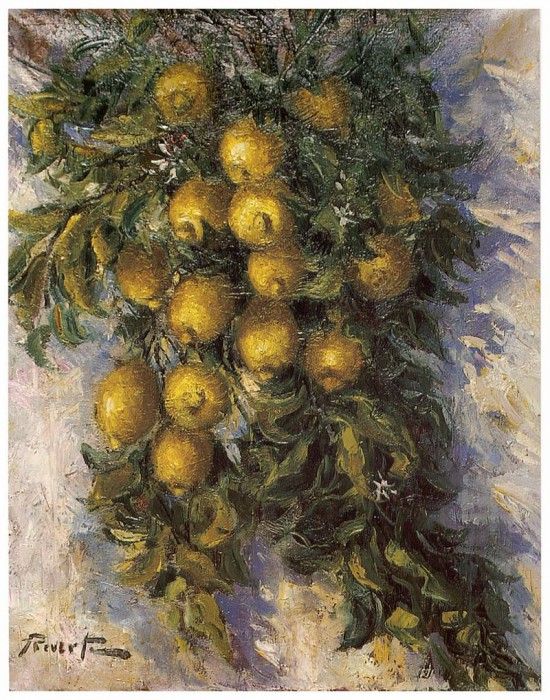 ls Reverte Racimo de limones. , 