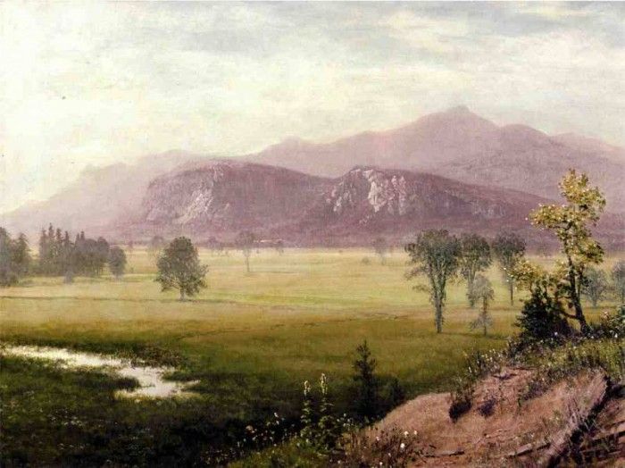 Bierstadt Albert Conway Meadows New Hampshire. , 
