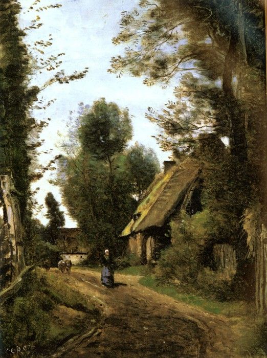 Corot Jean Baptiste Camille Saint Quentin Des Pres. , --