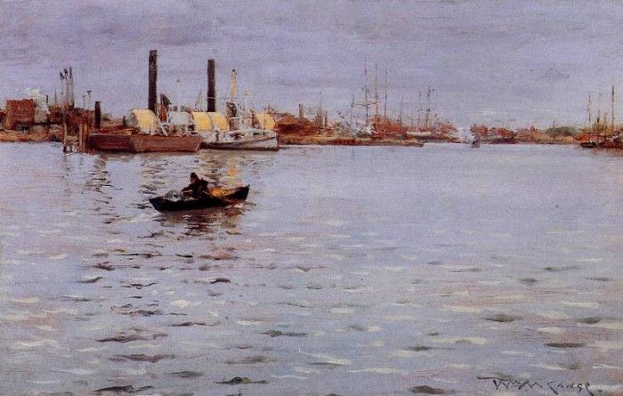 Chase William Merritt The East River. ,  