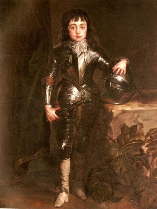 Dyck Sir Anthony Van Portrait Of Charles II When Prince Of Wales. ,  