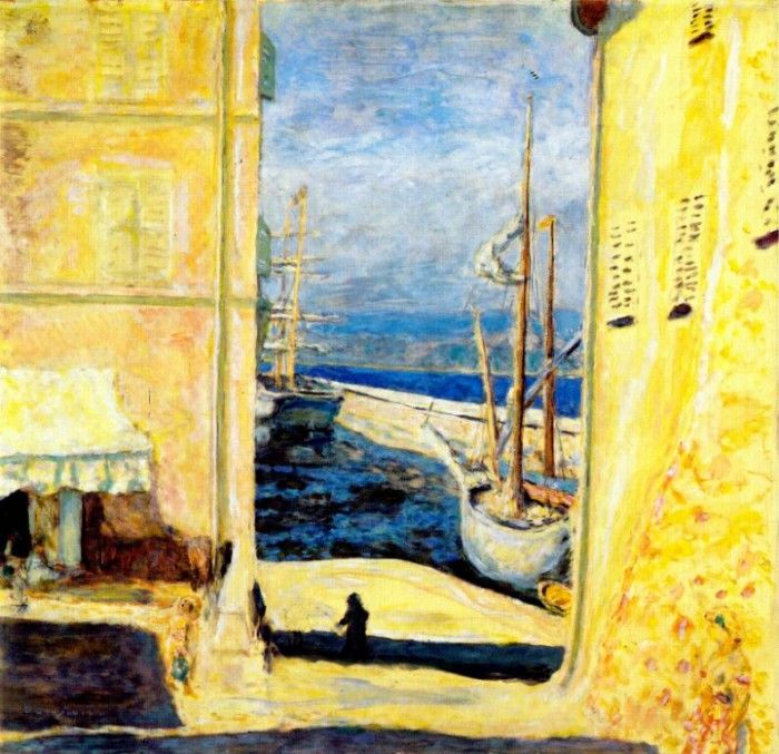 bonnard port of st tropez 1911.  