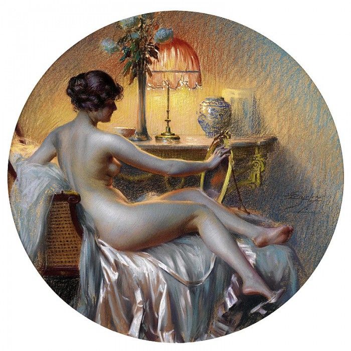 Le Boudoir. Enjolras, Delphin