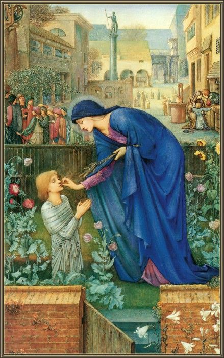 cr SirEdwardBurneJones-01-ThePrioresssTale. ,  