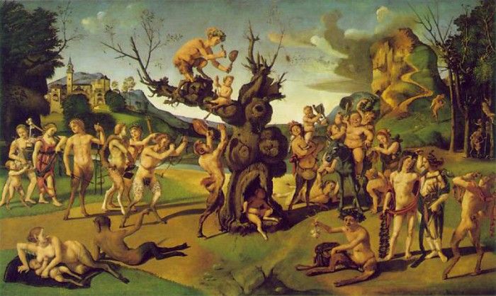 Piero di Cosimo The Discovery of Honey c1505 10. ,  