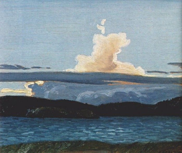 casson sunset, algonquin park 1942. 