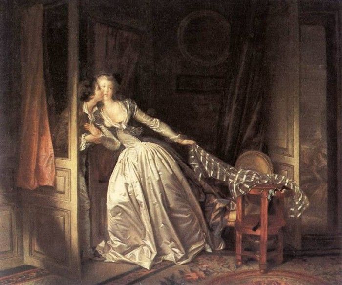 Fragonard The Stolen Kiss. 