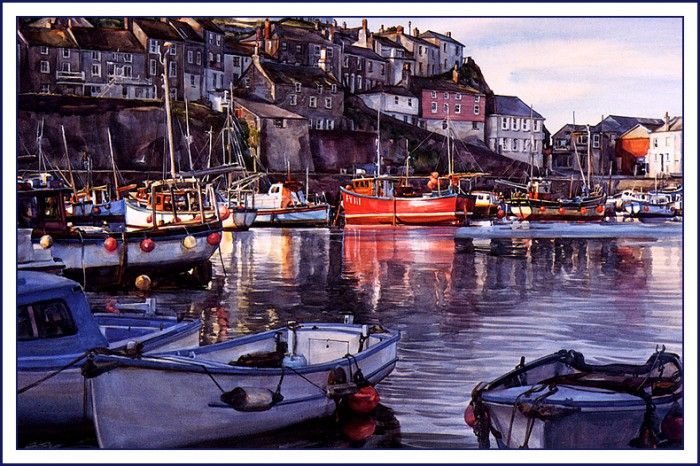 bs-ahp- Gerald J Fritzler- Mevagissey Harbor- Cornwall. Fritzler,  J