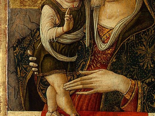 Crivelli Madonna and Child, before 1490, Ng Washington Det(5.  