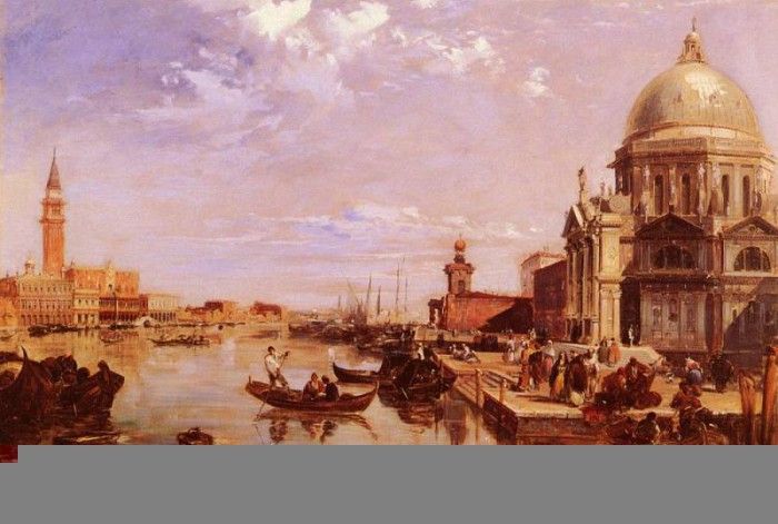 Pritchett Edward A View Of The San Giorgio Church And The Grand Canal. , 