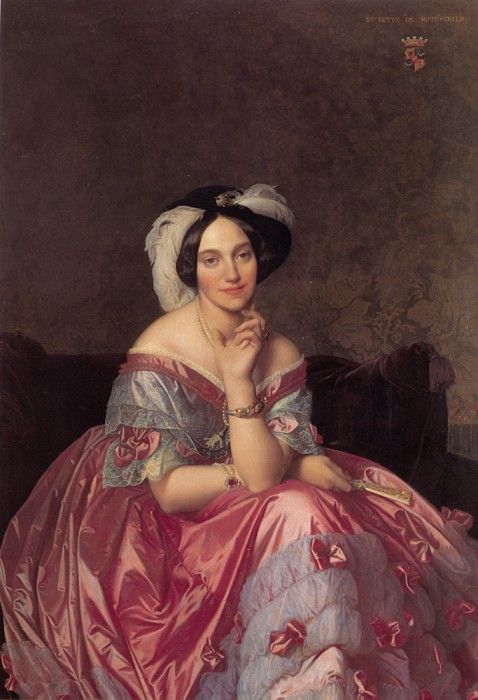 Ingres Baronne James de Rothschild. ,   