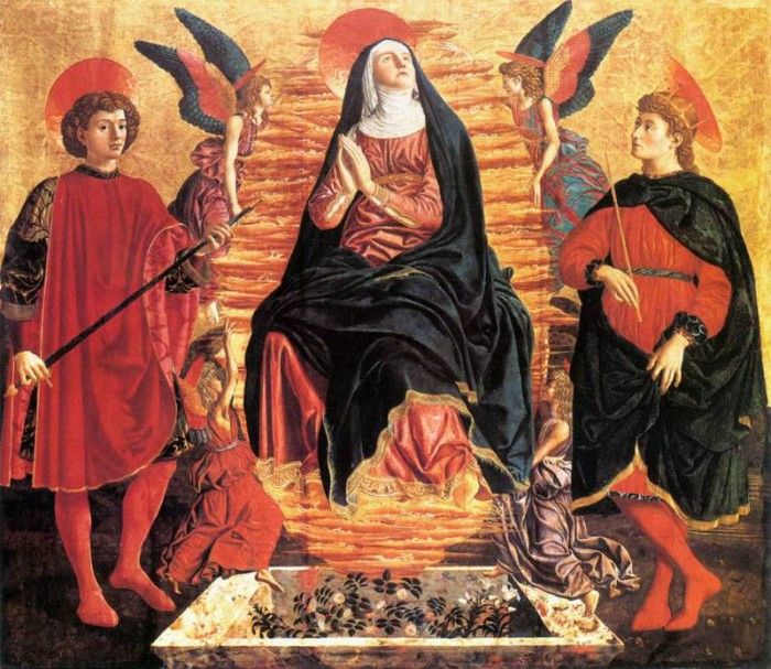 Our Lady of the Assumption with Sts Miniato and Julian WGA. ,  