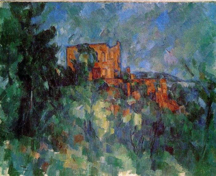 Cezanne - Chateau Noir (Louvre). , 