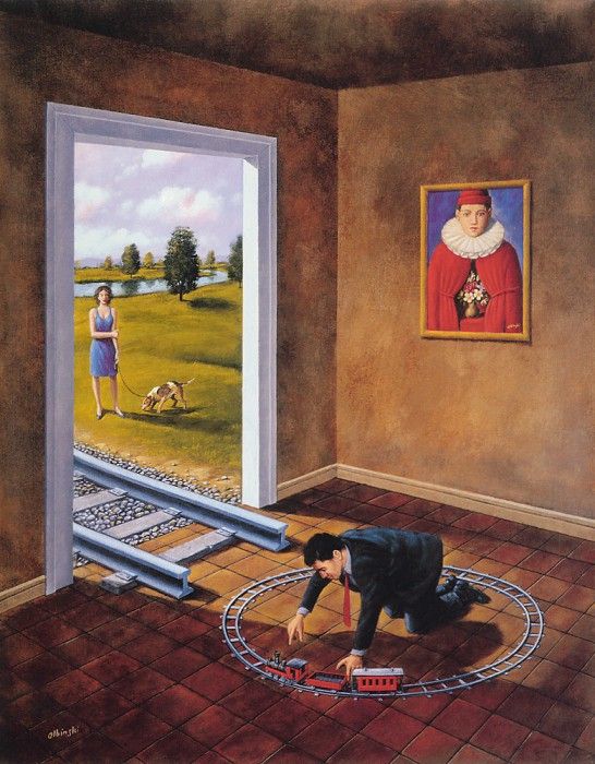 am-Rafal Olbinski Hierarchy of appearances. Olbinski, 