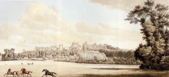 Sandby Paul View Of Windsor Castle And Part Of The Town From The Spital Hill. , 