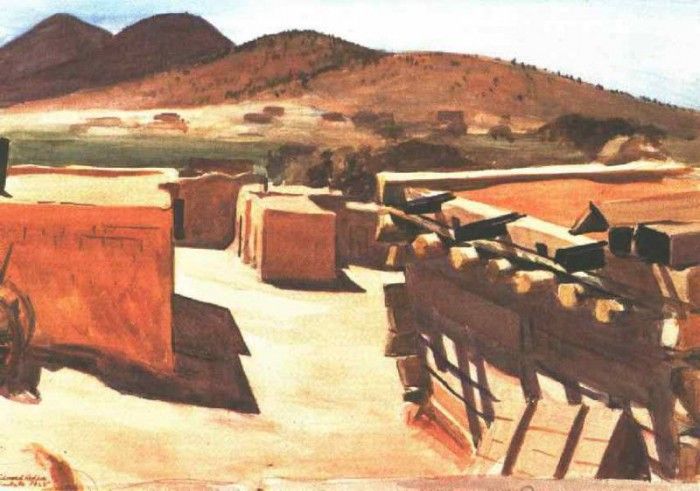 Hopper Adobe Houses,1925, Private. , 