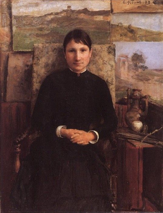 Portrait de Mme Petitjean. Friant, 