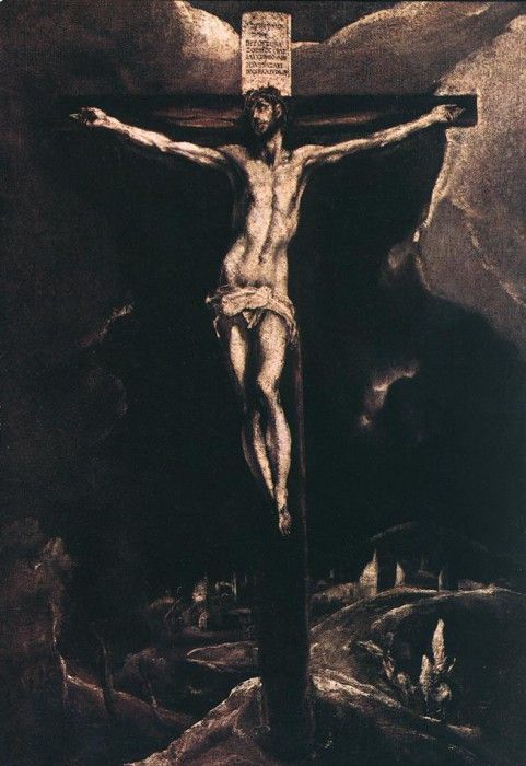 El Greco Christ on the Cross 1585 90. , -