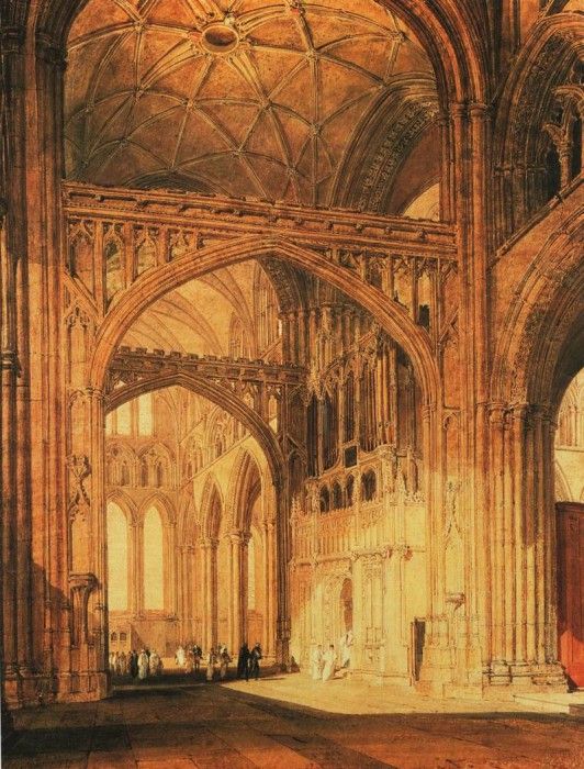 Turner Joseph Mallord William Interior of Salisbury Cathedral. ,   