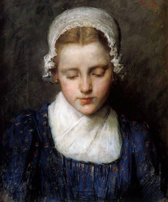 Schwartze Therese Portrait of a girl Sun . , 