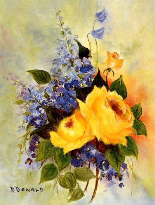 D Donald - Mixed Bouquet (mouthpainted), De. , D