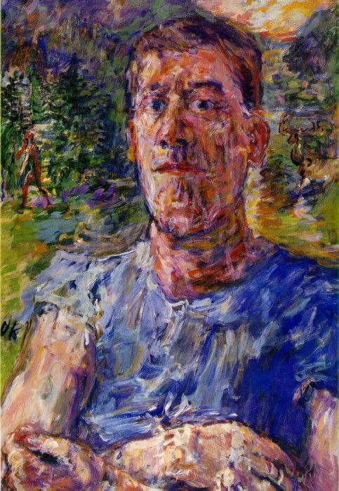 Kokoschka Self-portrait of a Degenerate Artist, 1937, 110x. , 
