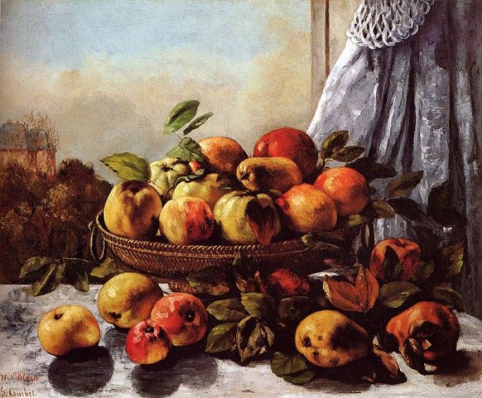 Courbet Gustave Still Life Fruit. , 