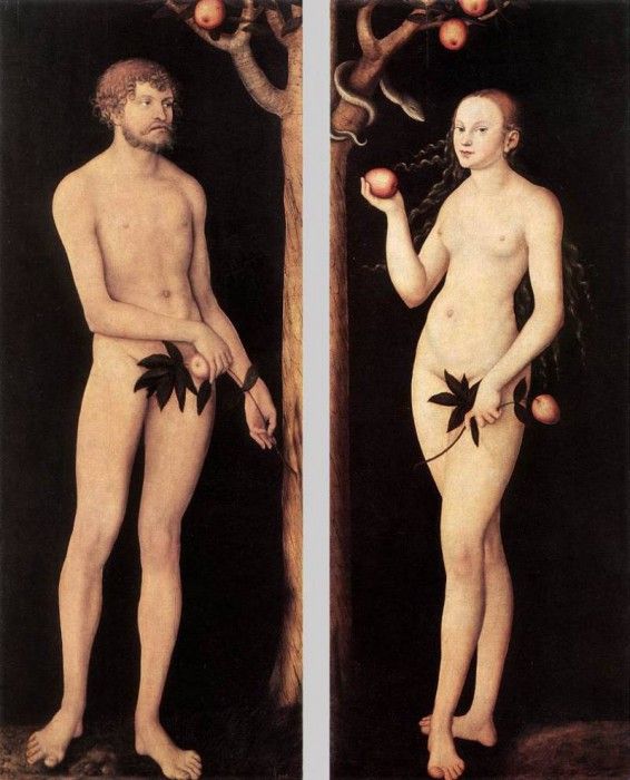 CRANACH Lucas the Elder Adam And Eve 1531. ,  