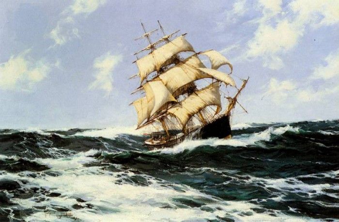 Dawson Montague The Pacific Combers On The Open Seas. , 