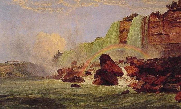 Niagara Falls with View of Clifton House. Cropsey, Jasper Francis
