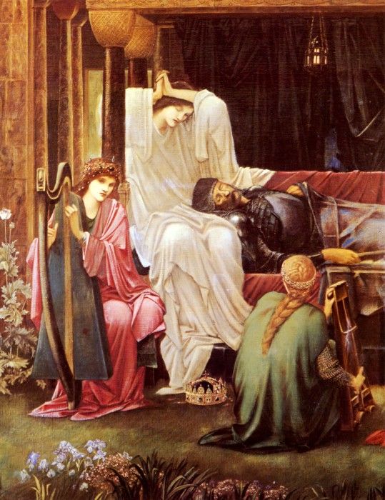 Burne Jones Sir Edward The Last Sleep Of Arthur In Avalon. -   