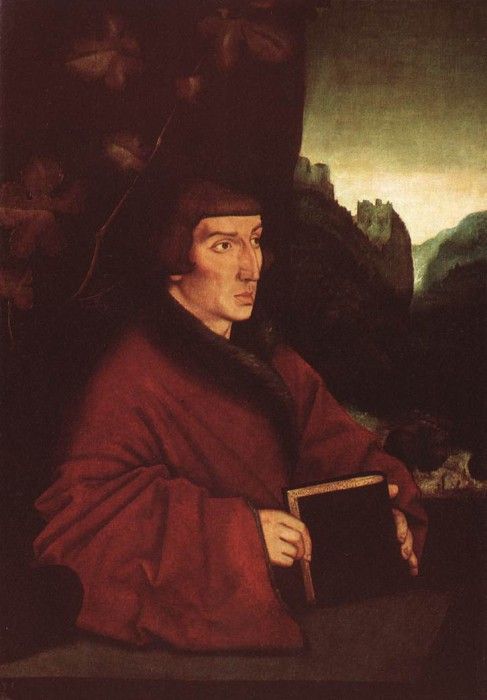 BALDUNG GRIEN Hans Portrait Of Ambroise Volmar Keller.  Grien, 