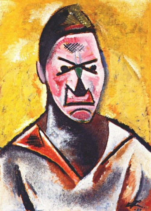 stepanova self-portrait 1920. 