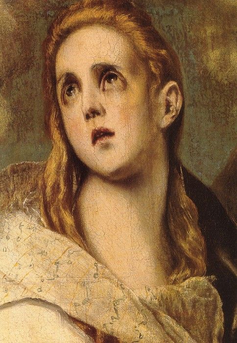 The Penitent Magdalen detail. , 