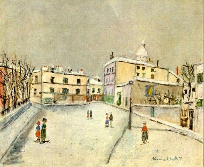 Snow in Montmartre. , 
