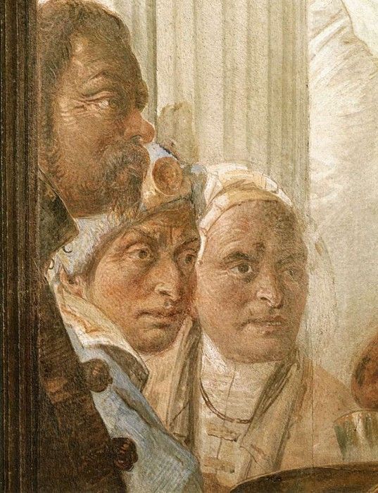 Tiepolo Palazzo Labia The Banquet of Cleopatra detail4. ,  