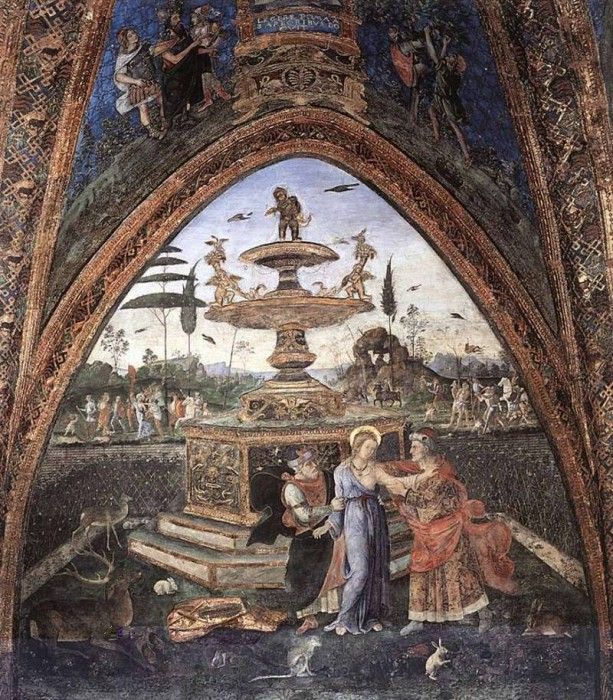 PINTURICCHIO Susanna And The Elders.    