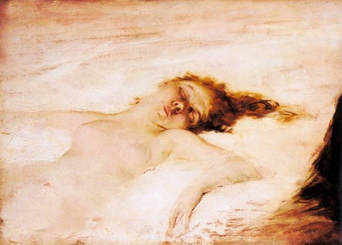 Garrido Eduardo Leon A Reclining Nude. ,  