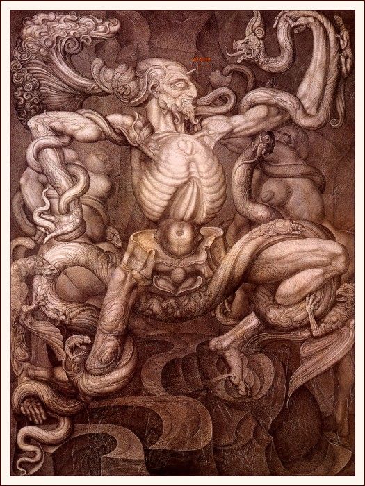 bs-fsf- Ernst Fuchs- Anti- Laokoon. , 