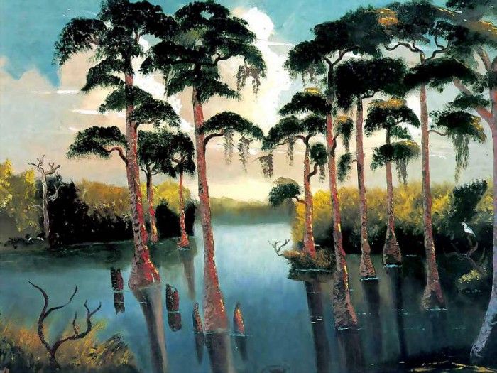 hezekiah baker-illustrated landscapes csg044. , 