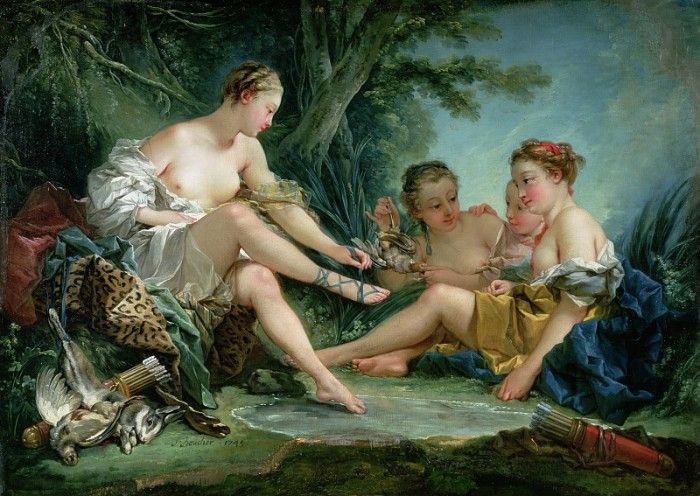    [Diana after the Hunt] 1745. , 