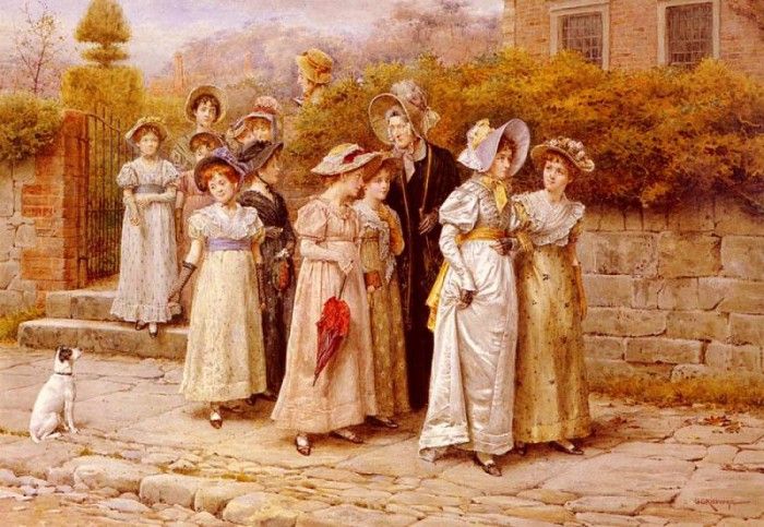 Kilburne George Goodwin Miss Pinkertons Academy. Kilburne  