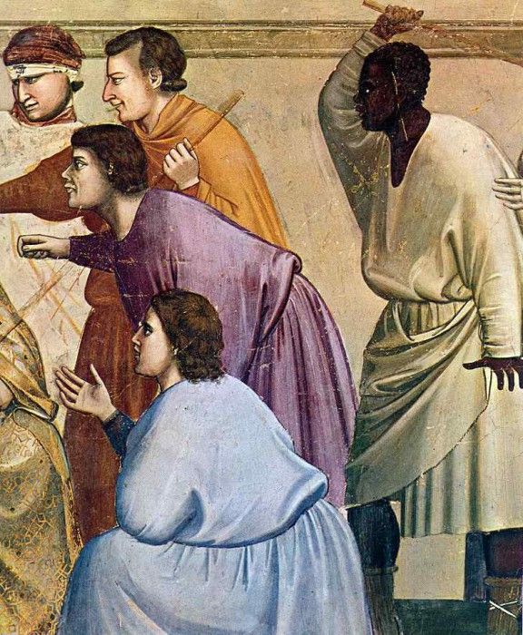 Giotto Scenes from the Life of Christ. 17. Flagellation (Det.   