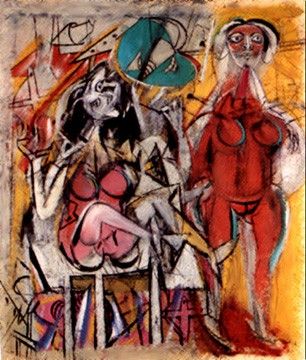 DE KOONING UNTITLED MID 1900S. ,  