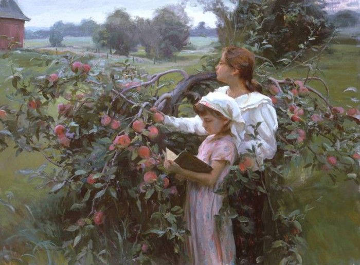 In the Orchard 36 x 48. Gerhatz,  F