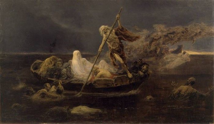 Gil Jose Benlliure La Barca de Caronte.   Benlliure 