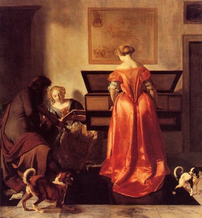Jacob Ochtervelt - A Musical Party, De. Ochtervelt, 