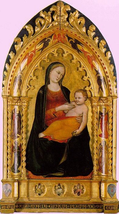 Gerini Madonna and Child, approx. 1400, tempera on wood, The. 